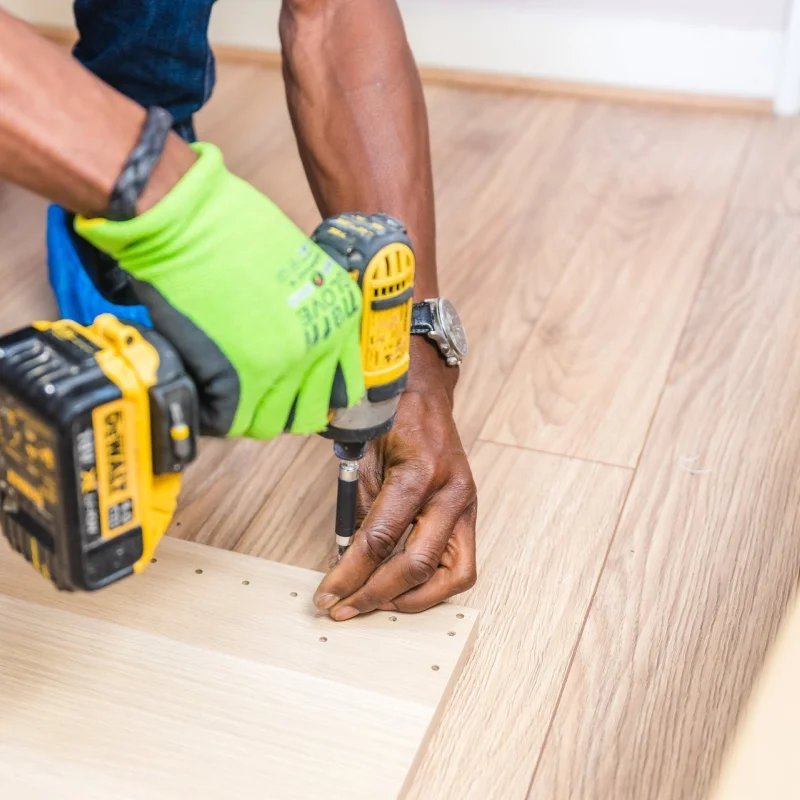 Professional flooring installer